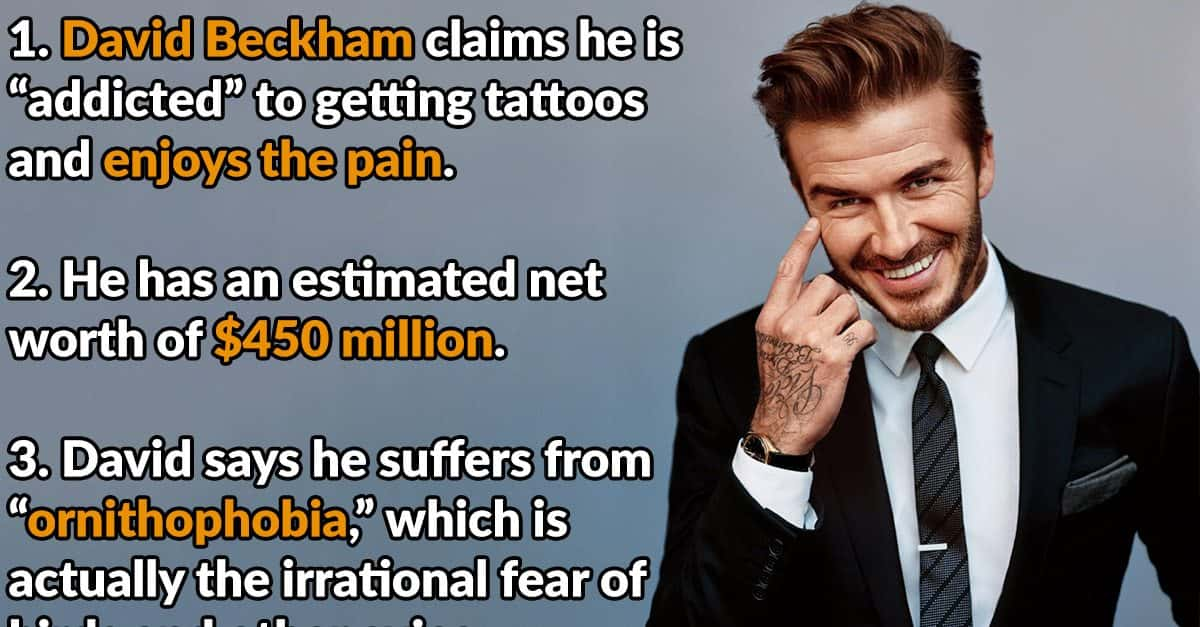 Fierce Facts About David Beckham Factinate