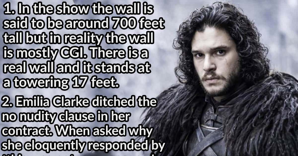 40 Fiery Facts About Game Of Thrones