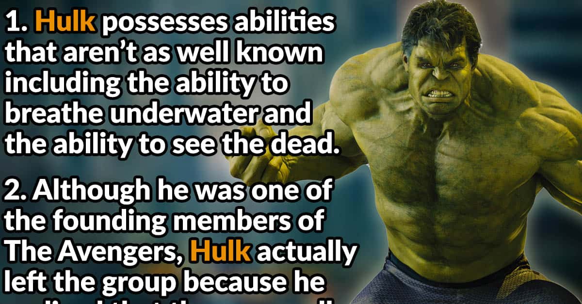 HULK Facts You Didn't Know! #shorts 