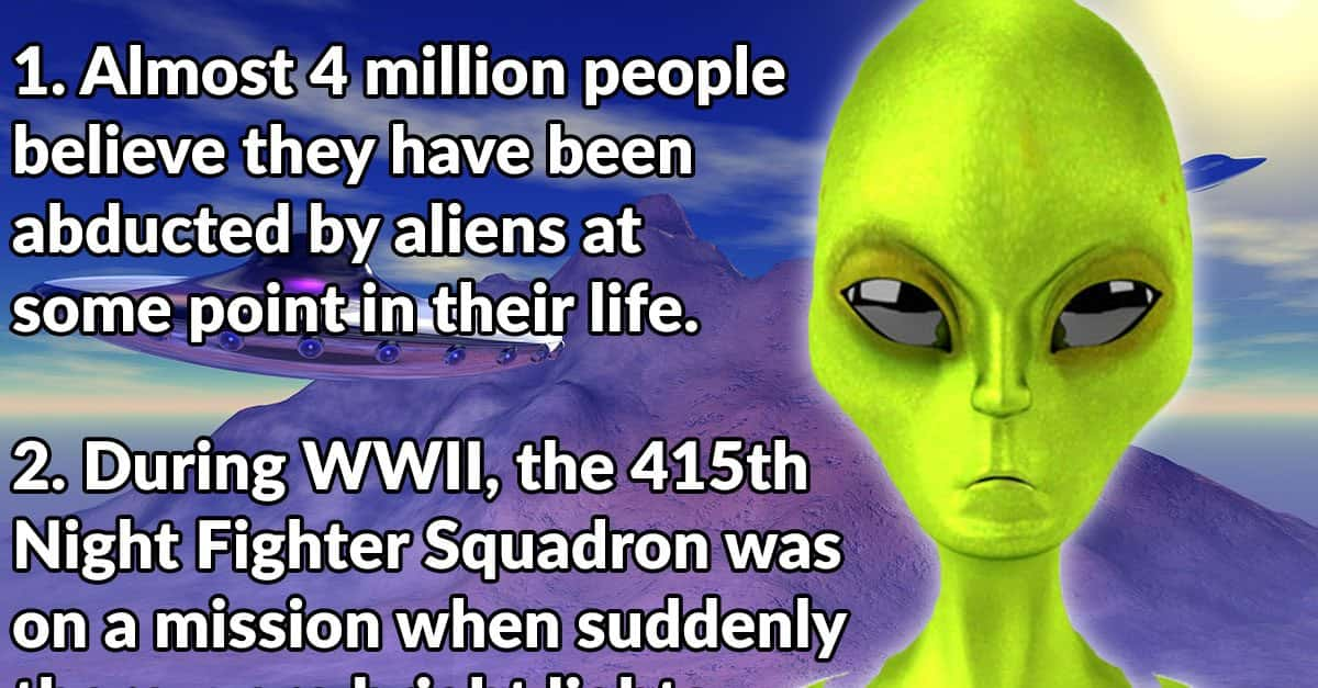 OutOfThisWorld Facts About UFOs Factinate