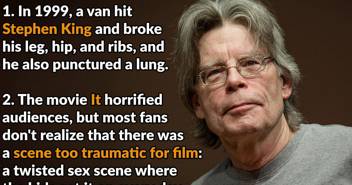 Chilling Facts About Stephen King, The Master Of Horror - Factinate