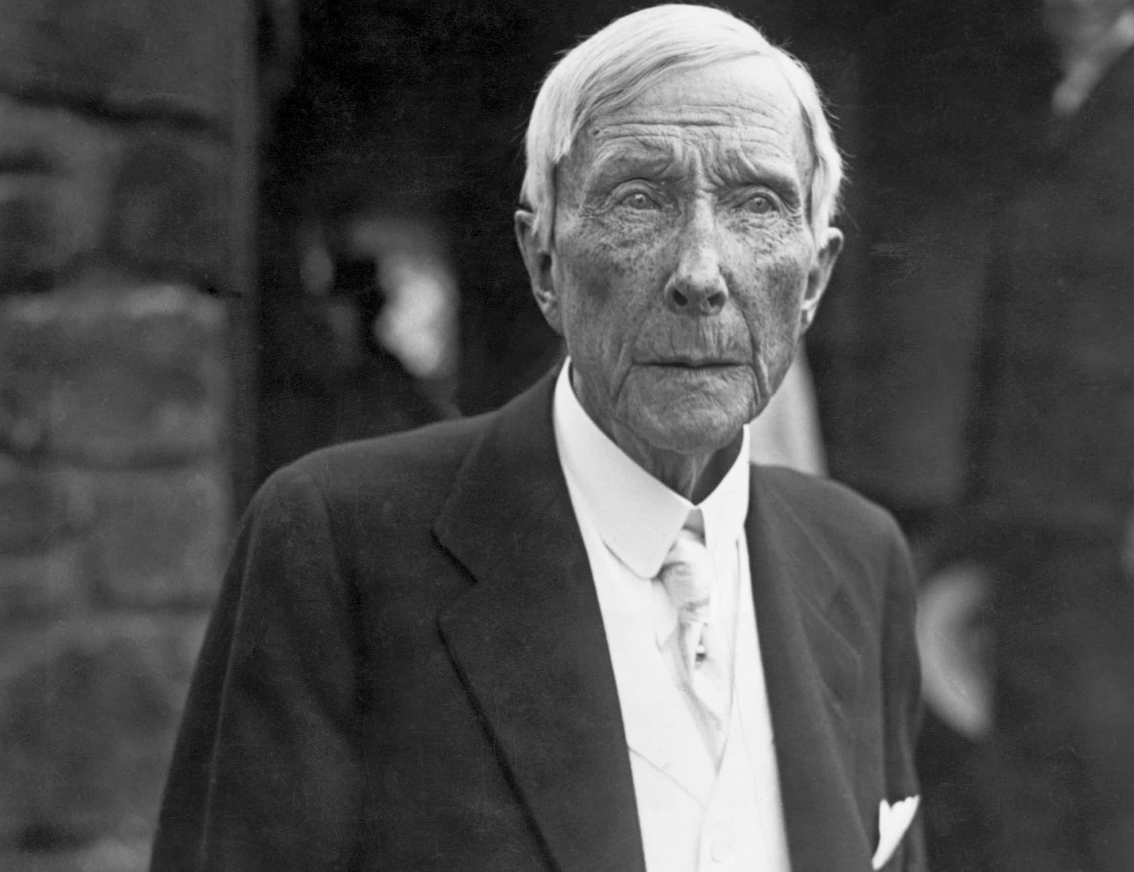 US industrialist and philanthropist John Davison Rockefeller . News Photo -  Getty Images