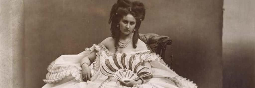 Virginia Oldoini, Countess of Castiglione, Ca. 1865 – Color by