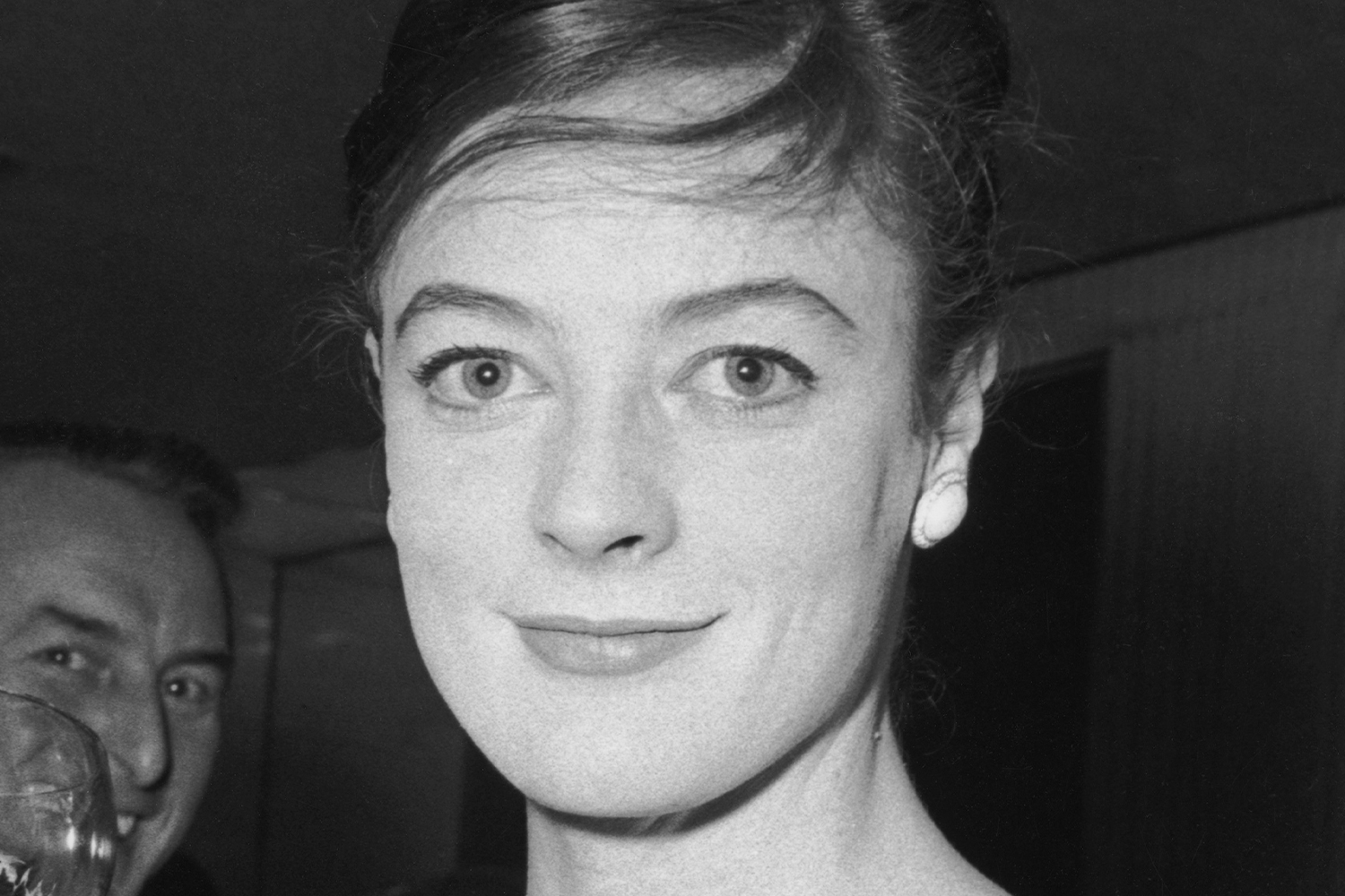 Portrait of young Maggie Smith