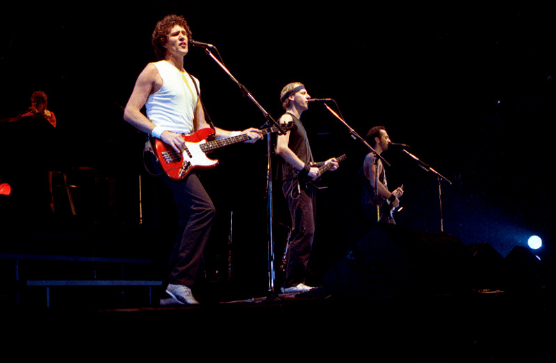 British rock band Dire straits performing