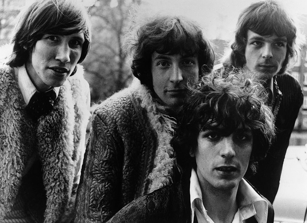 British pop group Pink Floyd posing for a picture