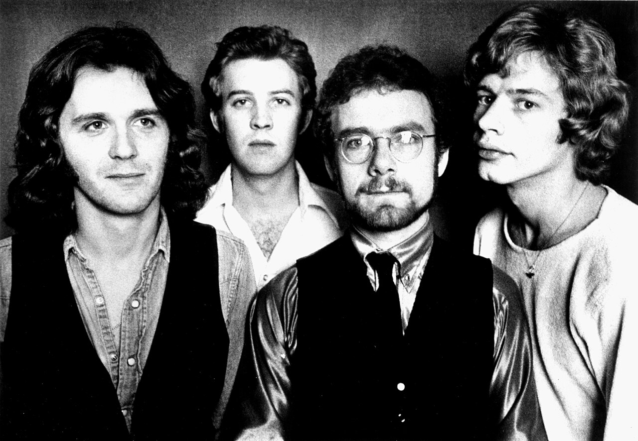 A press photo of the English band King Crimson