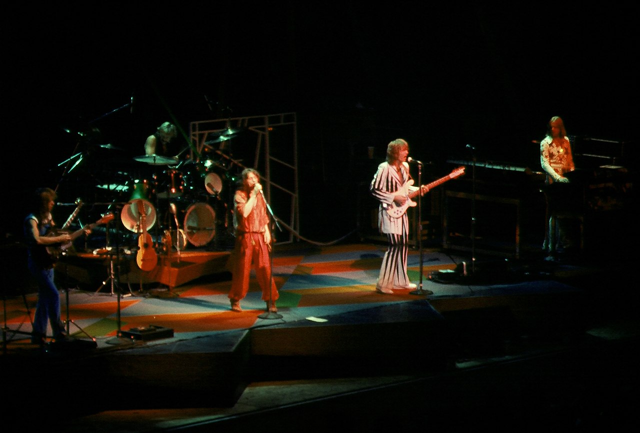 English progressive rock band Yes in 1977