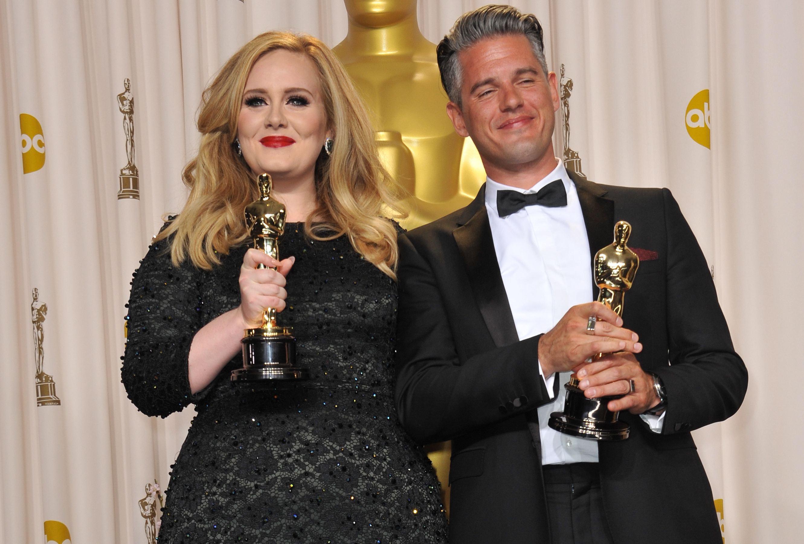 Adele & Paul Epworth at the 85th Academy Awards