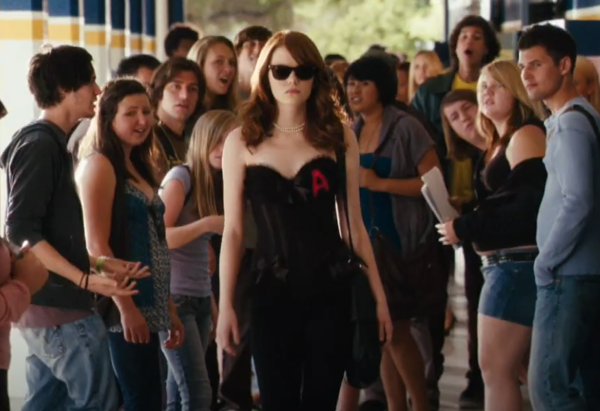 A screenshot of the movie Easy A