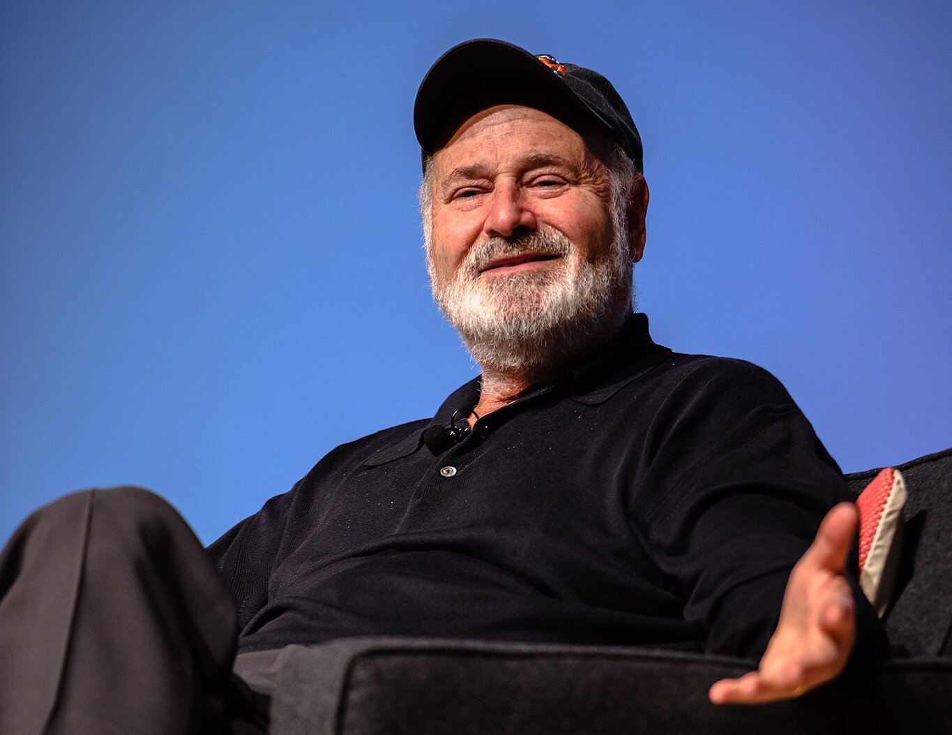 Portrait Photo of Rob Reiner wearing black outfit