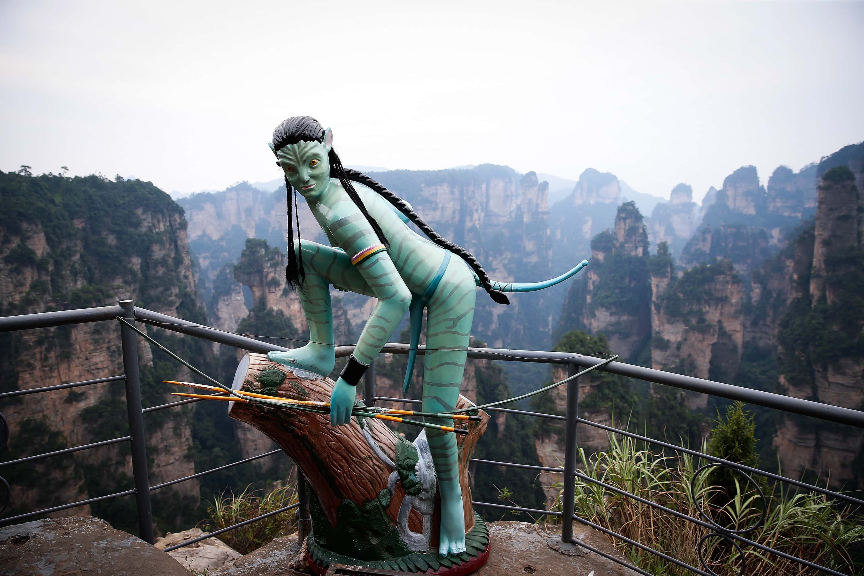 Чжанцзяцзе аватар статуя