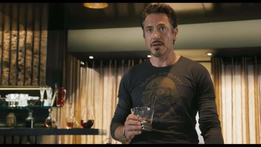 tony stark black sabbath shirt avengers