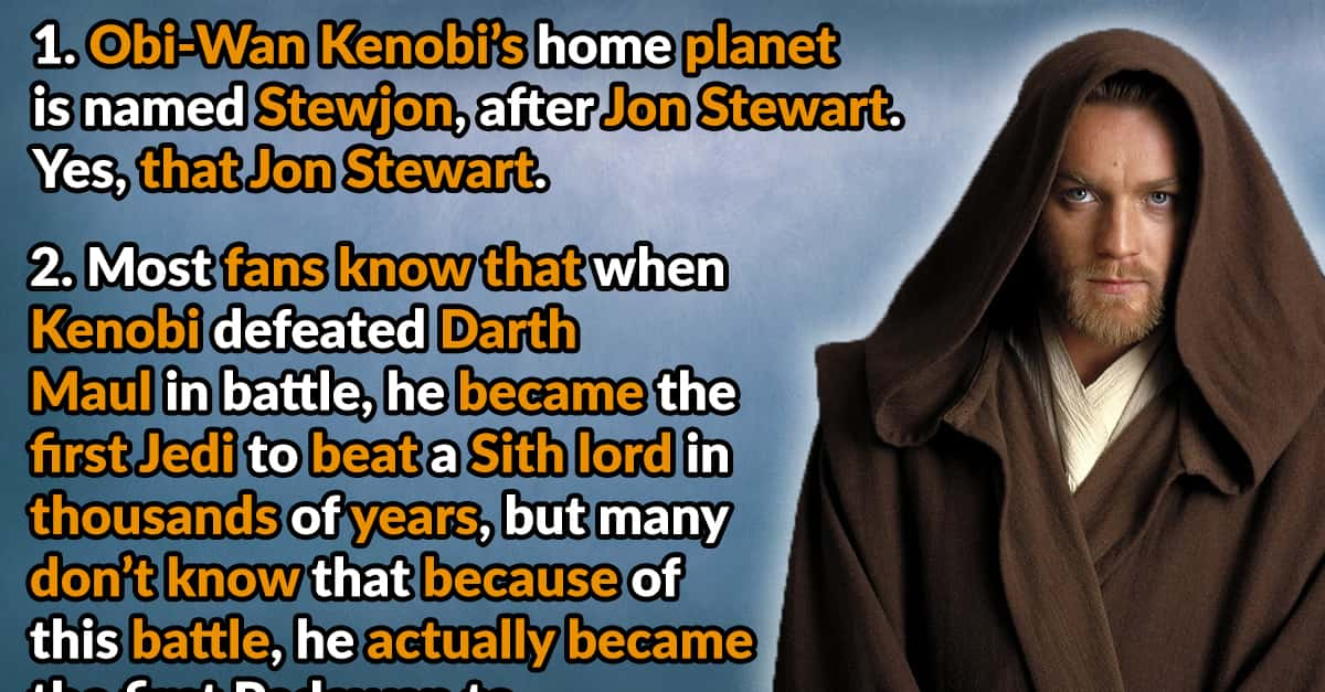 25 Forceful Facts About ObiWan Kenobi