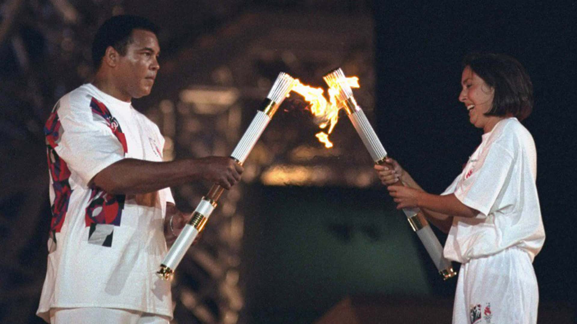 Мухаммед Али Олимпийский огонь 1996