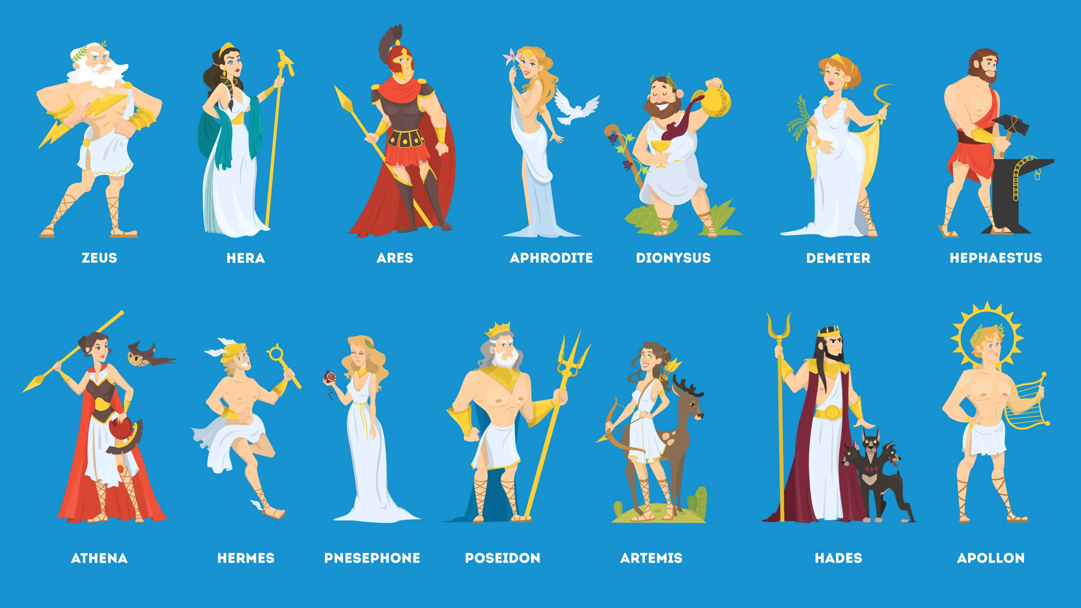 Ancient Greek Gods Goddesses Facts For Kids Rezfoods Resep Masakan 